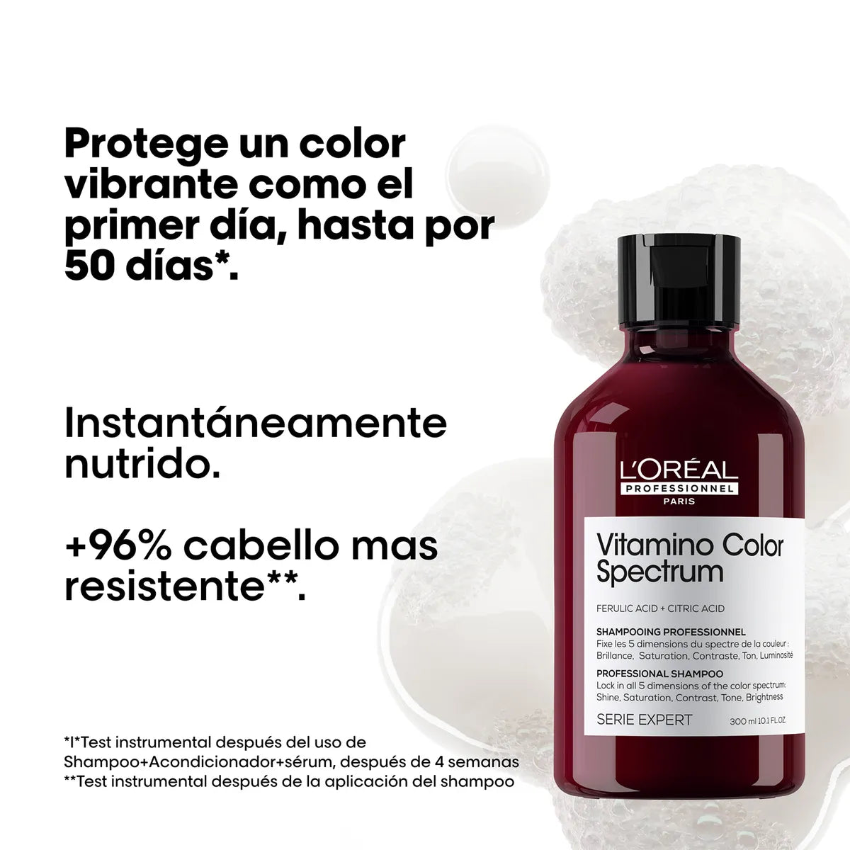L'Oréal Professionnel Vitamino Color Spectrum Shampoo 300 ml Shampoo Protector para Cabello Teñido