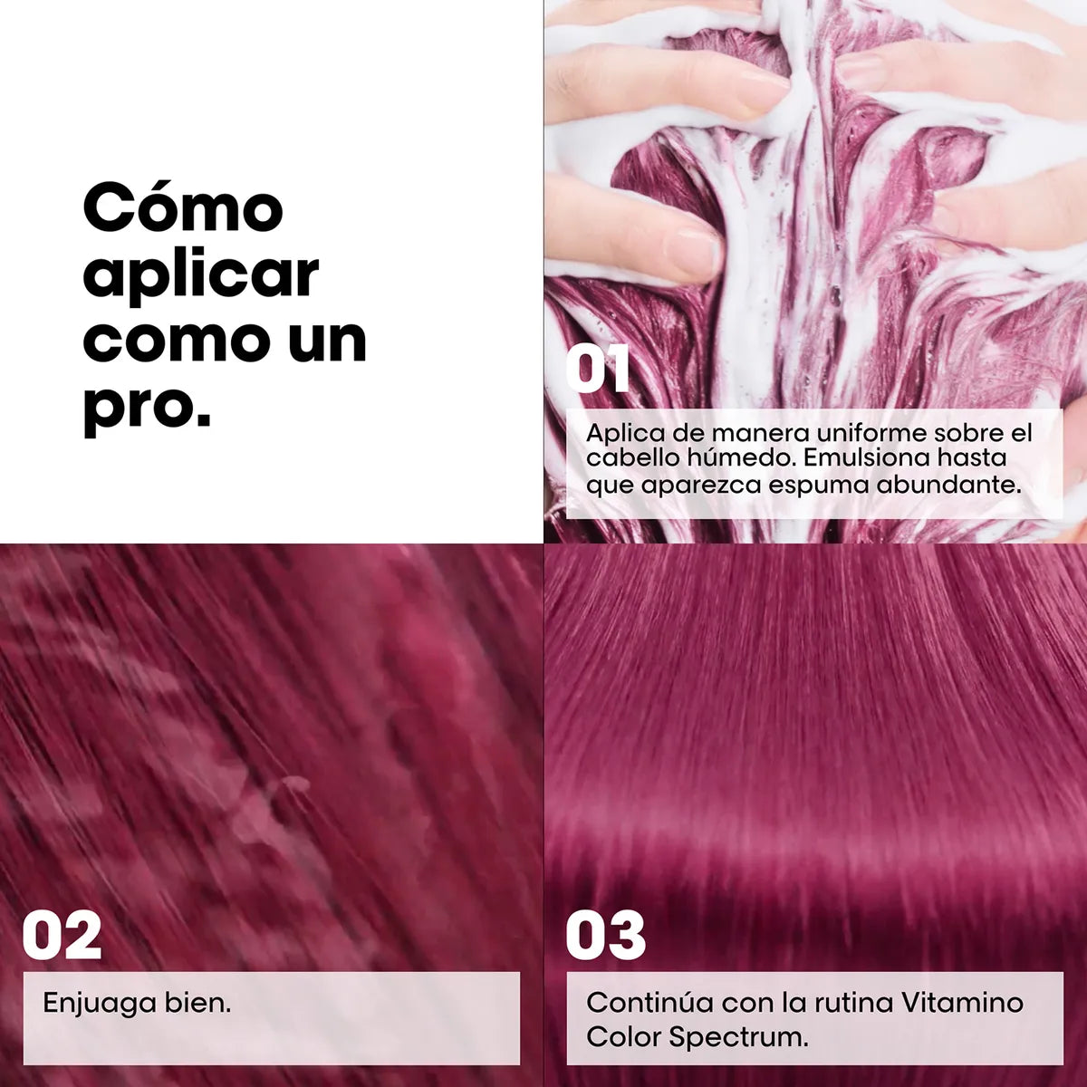 L'Oréal Professionnel Vitamino Color Spectrum Shampoo 300 ml Shampoo Protector para Cabello Teñido