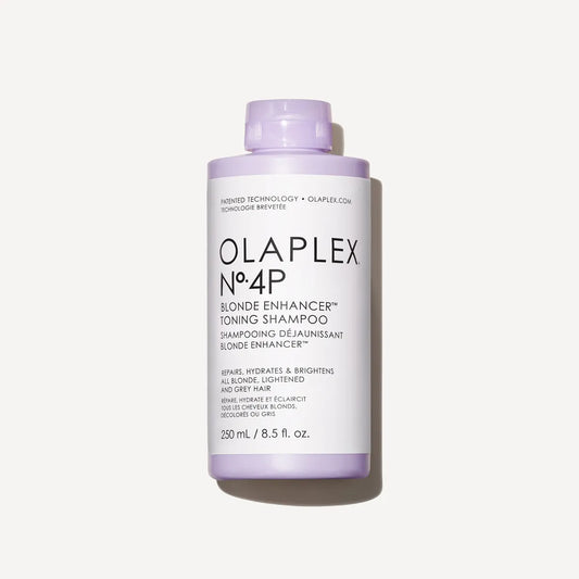 Olaplex Nº.4P Blonde Enhancer Toning Shampoo 250 ml Shampoo Matizador para Cabello Rubio, Gris y Decolorado