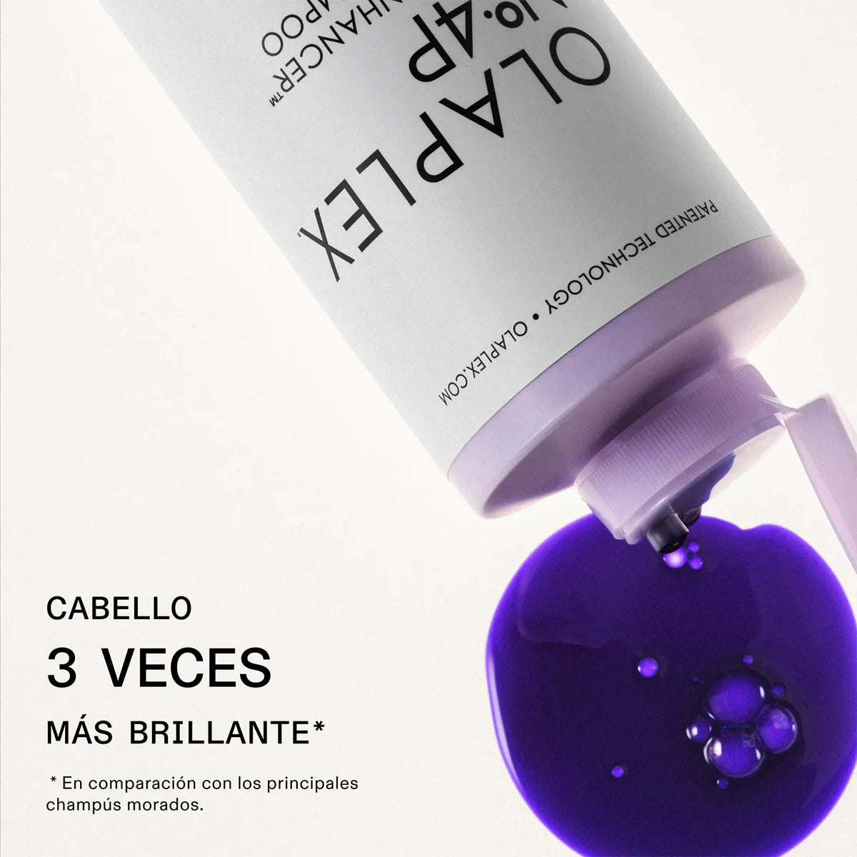Olaplex Nº.4P Blonde Enhancer Toning Shampoo 250 ml Shampoo Matizador para Cabello Rubio, Gris y Decolorado