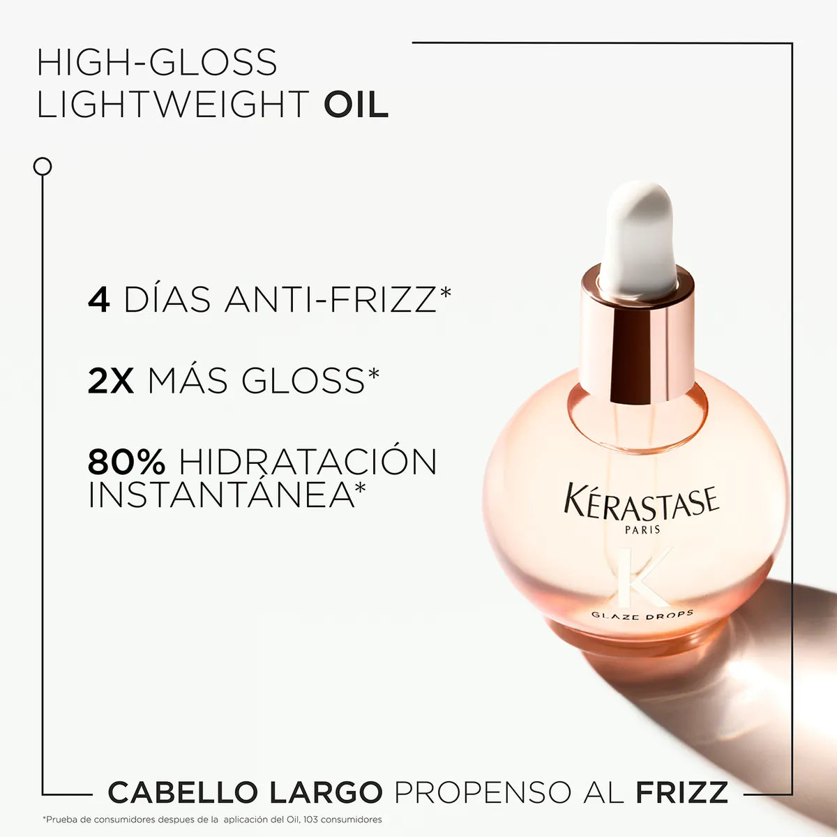 Kérastase Gloss Absolu Glaze Drops | Sérum de Brillo Antifrizz