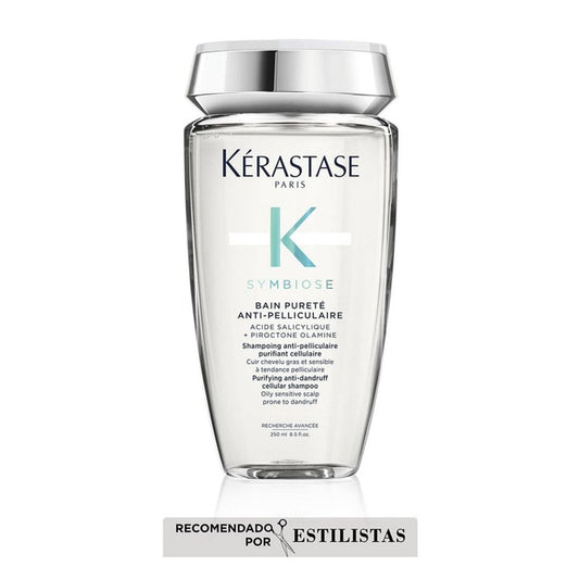 Kérastase Symbiose Bain Pureté Anti-Pelliculaire Shampoo Purificante Anticaspa para Cuero Cabelludo Graso