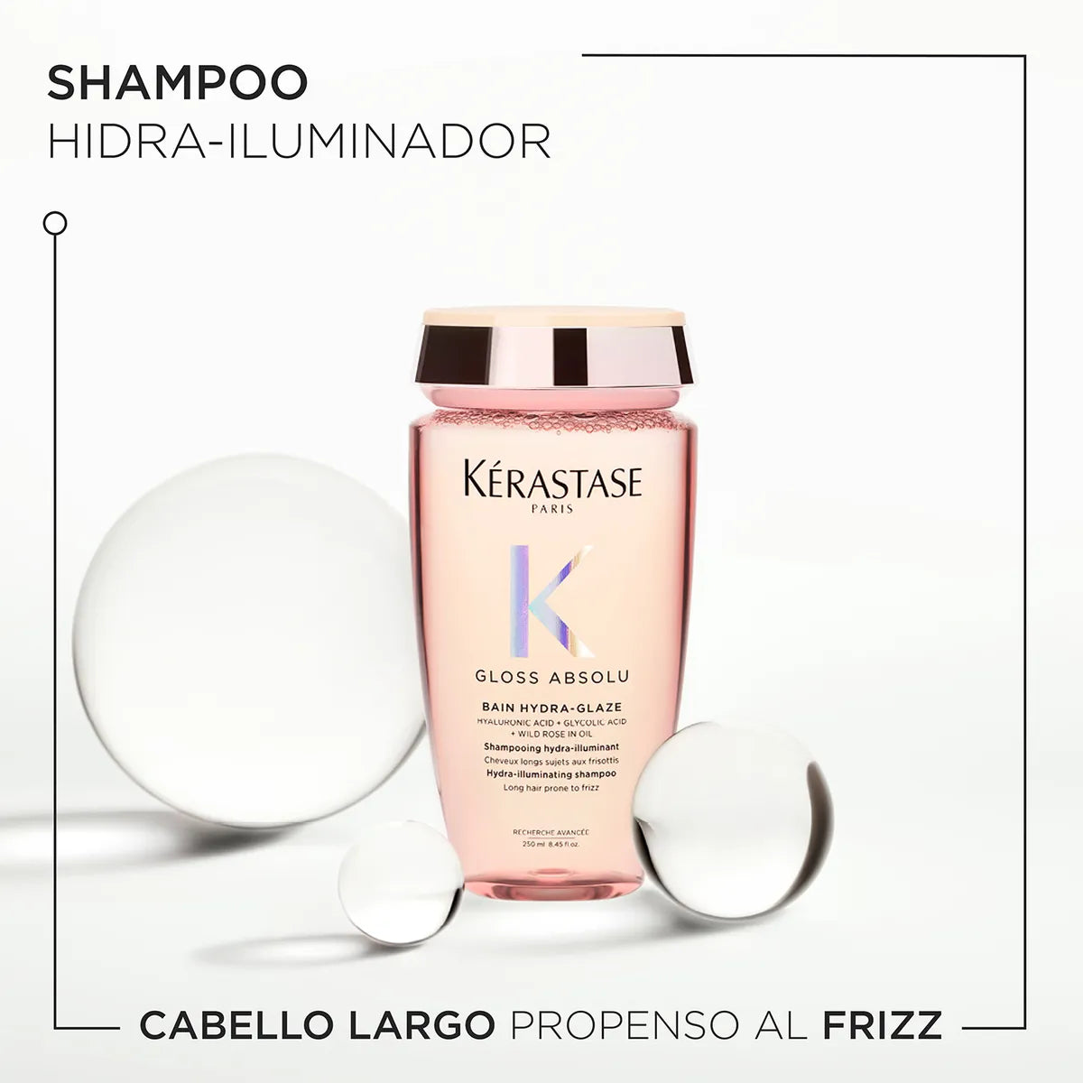 Kérastase Gloss Absolu Bain Hydra-Glaze  Shampoo Hidratante Antifrizz