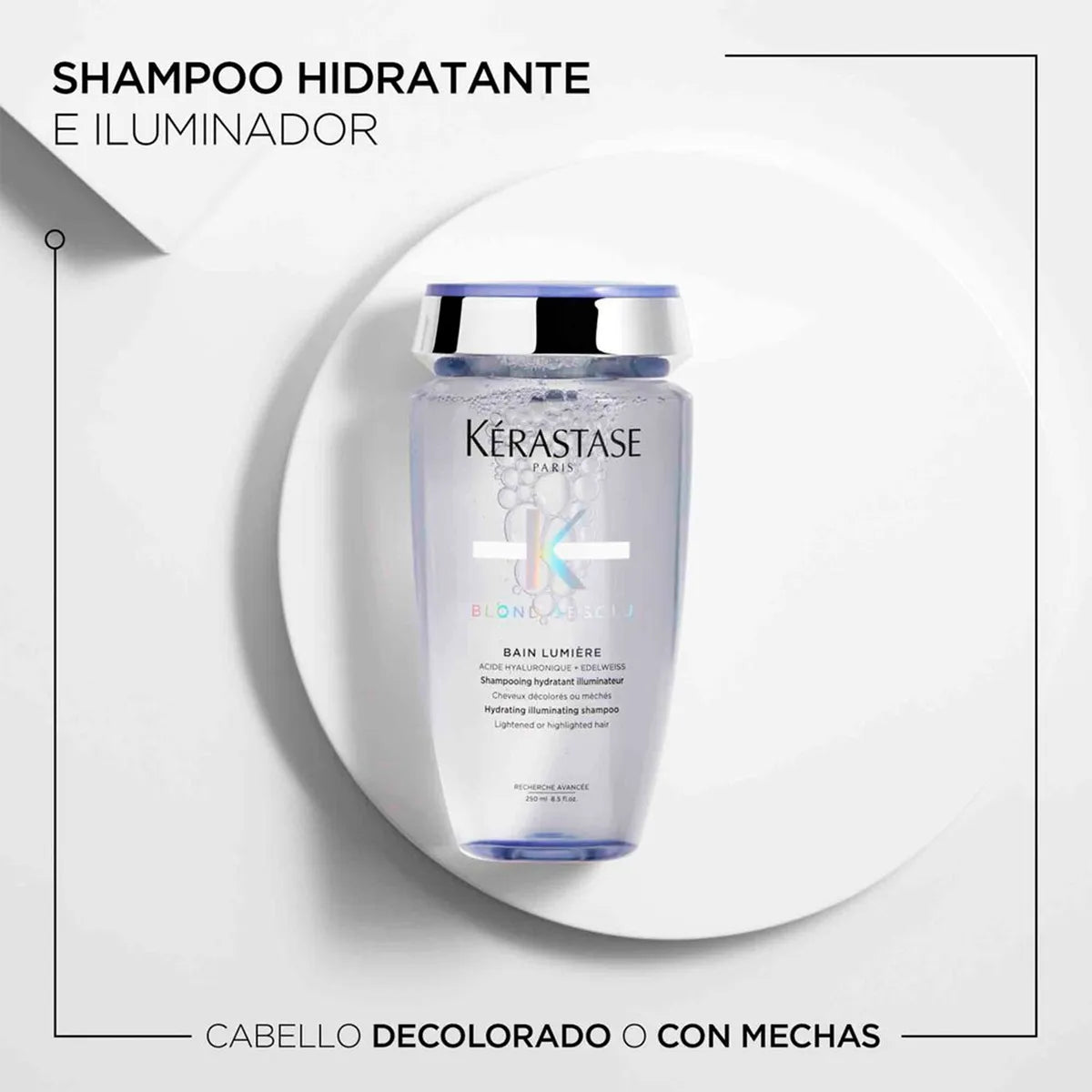Kérastase Blond Absolu Bain Lumière Shampoo Hidratante Iluminador para Cabello Rubio