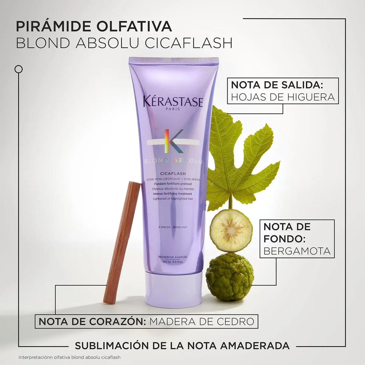 Kérastase Blond Absolu Cicaflash Acondicionador Reparador para Cabello Rubio