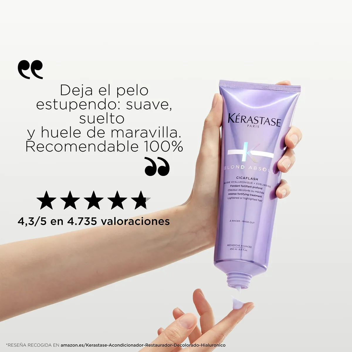 Kérastase Blond Absolu Cicaflash Acondicionador Reparador para Cabello Rubio