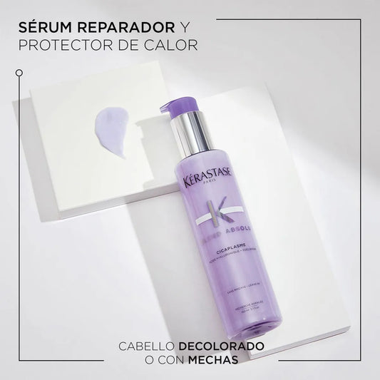 Kérastase Blond Absolu Cicaplasme Sérum Protector Térmico para Cabello Rubio