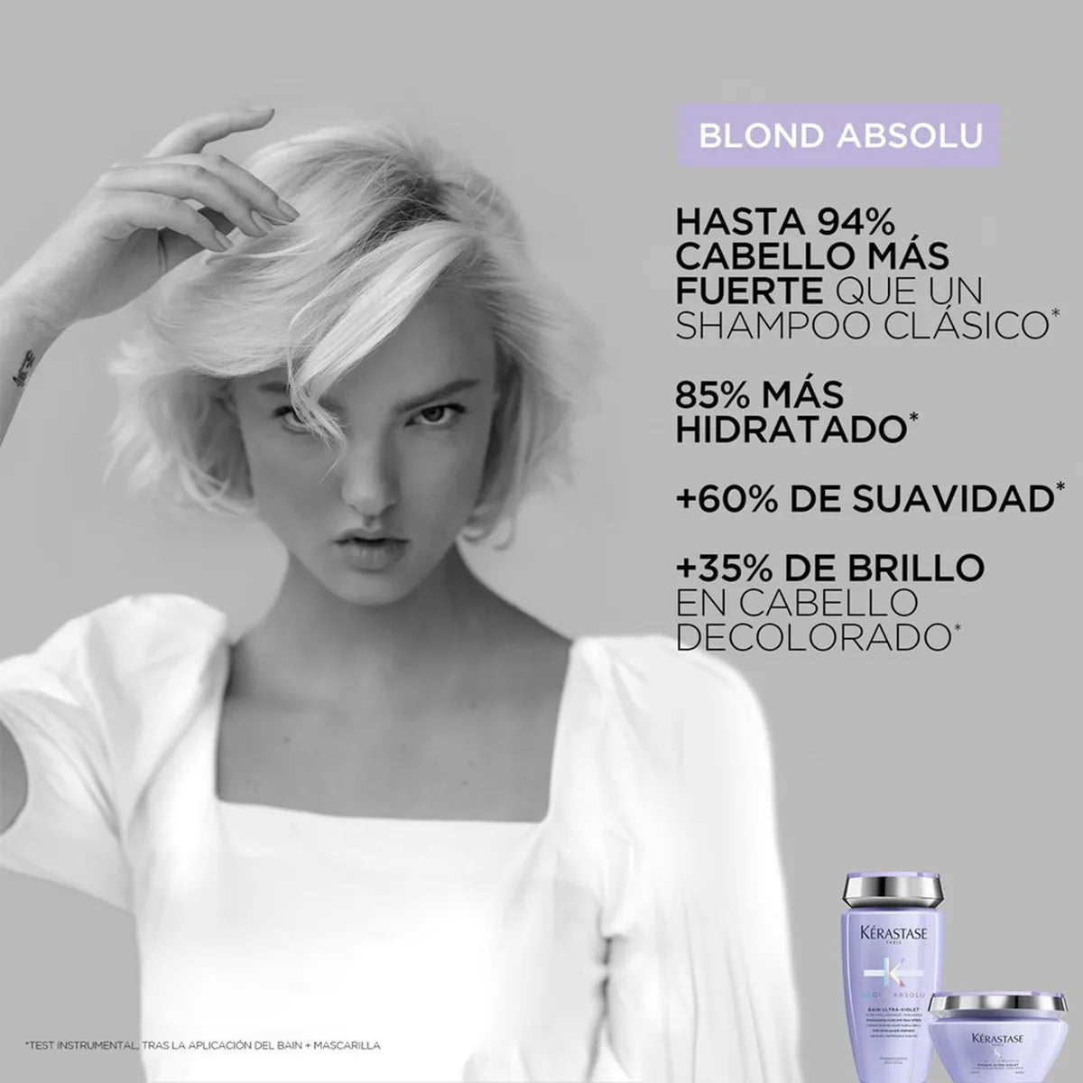 Kérastase Blond Absolu Cicaplasme Sérum Protector Térmico para Cabello Rubio